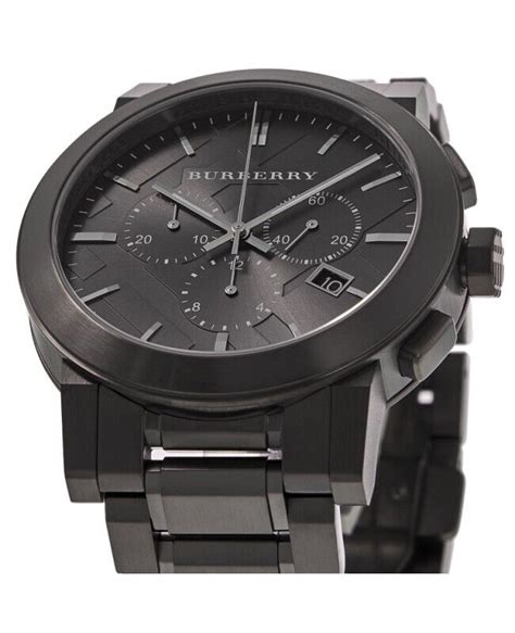 burberry men's watch chronograph the city black pvd bu9354|Burberry Watches .